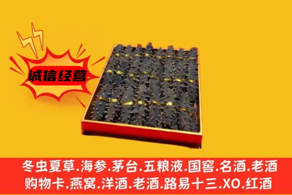 阿坝州松潘回收海参